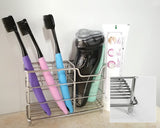 Stainless Steel Bathroom Toothbrush Holder and Toothpaste Stand