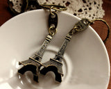 20 Pieces 2 Inches Metallic Eiffel Tower Keychain - Bronze