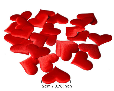 Heart Confetti 300 Pieces Heart Petals for Valentine's Day Wedding Decoration