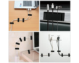 Cable Management Clips with Self-Adhesive 50 Pieces Wire Organizer