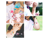 Temporary Tattoos 10 Sheets Waterproof Tattoo Stickers for Kids