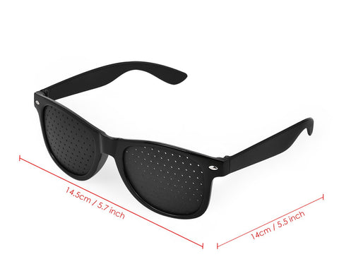 Prevention Glasses Black Pinhole Glasses for Vision Correction