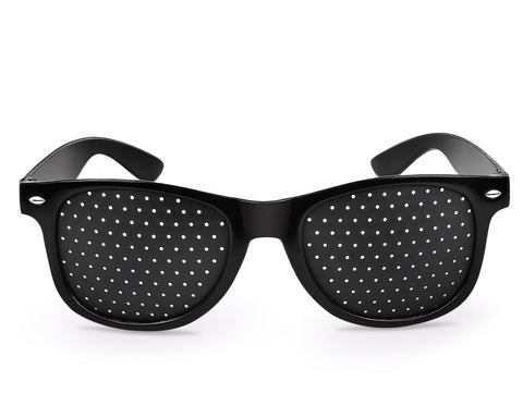 Prevention Glasses Black Pinhole Glasses for Vision Correction