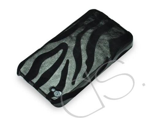 Zebra Series iPhone 4 and 4S Case - Black