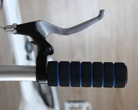 Set of 4 Pcs Bike Bicycle Anti-slip Sponge Handlebar Grip Cover - Blue