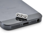 Silver Crystal Dock Plug For iPhone 5 And iPad Mini