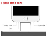 Adjustable Lightning Charging Station for iPhone 7 -  Silver