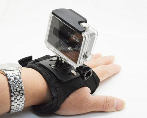 GoPro Glove-Style Wrist Strap Hand Mount w/ Screw for Hero Cameras