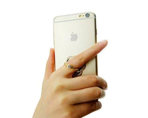 Universal Bunker Ring Finger Grip Holder Cell Phone Stand - I