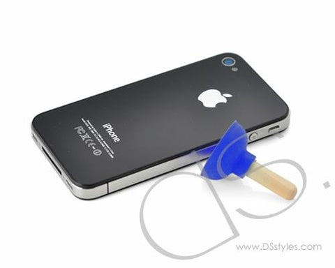 Pump Style iPhone Stand - Blue