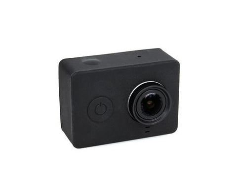 Protective Silicone Case Cover for Xiaomi Yi Action Camera - Black