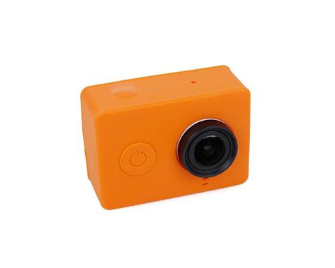 Protective Silicone Case Cover for Xiaomi Yi Action Camera - Orange