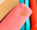 Lovely Deer Candy Color Student Pencil Bag - Pink