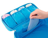 Travel Underwear Organizer Pouch - Blue