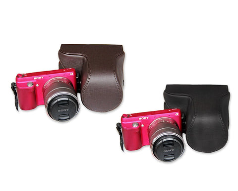 Retro Sony NEX-7 Camera Leather Case