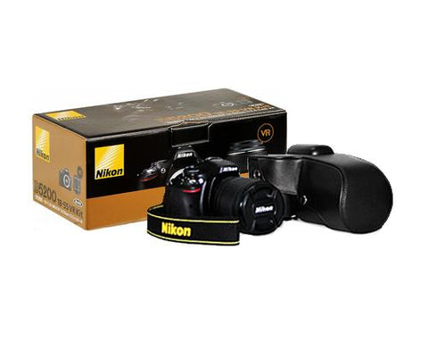 Retro Nikon D5300 Camera Leather Case