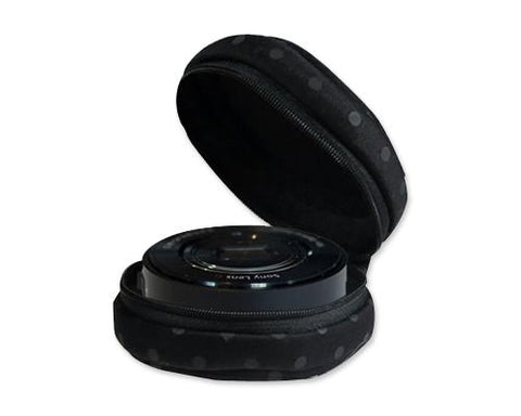 Zipper Sony DSC-Q100 Camera Lens Case - Dots