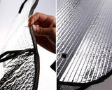6 Pcs Folding Max Reflector Car Windows UV Sun Protective Shades Kit