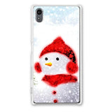 Warm Winter Snowman with Red Hat Designer Phone Cases