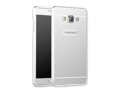 Stylish Bumper Series Samsung Galaxy A5 Aluminum Case - Silver