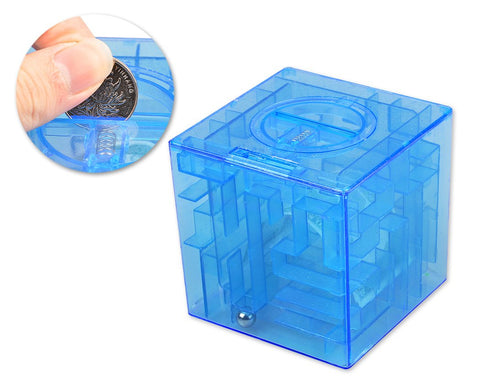 3D Maze Money Saving Box Puzzle Piggy Bank