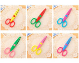 6 Pcs DIY Decorative Pattern Edged Pinking Shears Safety Scissors
