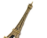 Romantic Metallic Eiffel Tower Model Statue Decoration - 32cm