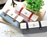 Navy Style Pen and Pencil Case - Blue