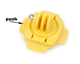 GoPro 360 Degree Curved Surface Adhesive Mount for Hero Cameras-Yellow