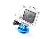 GoPro Aluminum Tripod Mount Adapter for Hero 1/2/3/3+/4 Camera -Blue