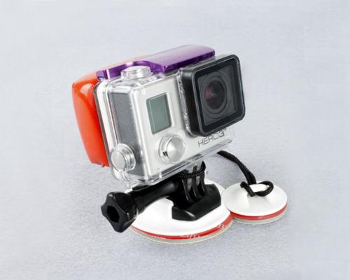 GoPro Anti Sink Floaty / Surfboard Mount Kit for Hero Camera - White