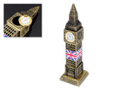 Metallic Big Ben Tower Model Statue Decoration with Clock