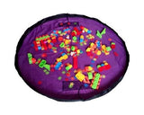 59 inches Extra Large Portable Playing Mat Toy Storage Bag - Purple