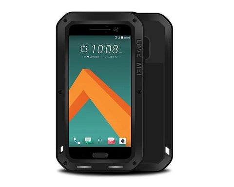 Waterproof Series HTC 10 Metal Case - Black