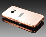 Mirror Series HTC 10 Metal Case - Rose Gold
