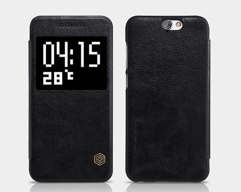 Eyelet Pro Series HTC One A9 Flip Leather Case - Black