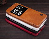 Eyelet Pro Series HTC One A9 Flip Leather Case - Brown