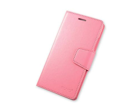 Fold Series Huawei P8 Flip Leather Case - Pink