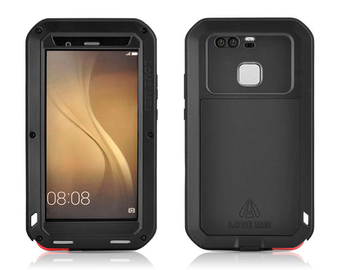 Waterproof Series Huawei P9 Metal Case - Black