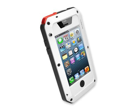 Waterproof Series iPhone 5 and 5S Metal Case - White