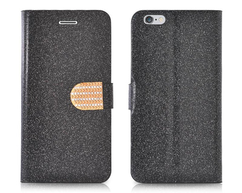 Twinkle Series iPhone 6  Flip Leather Case (4.7 inches) - Black