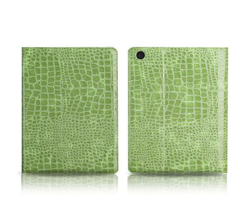 Krokodil Series iPad Air Flip Leather Case - Green