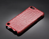 Krokodil Series iPod Touch 5 Leather Case - Red