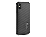iPhone X Metal Case with Carbon Fiber Back