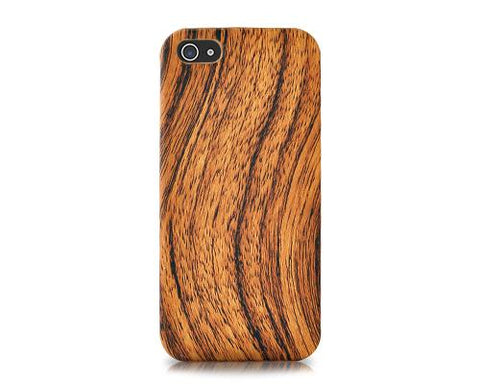Wooden Series iPhone SE Case - Brown