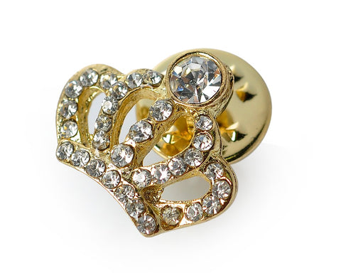 The Royal Crown Crystal Brooch Pin