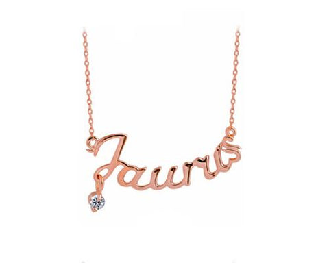 Constellation Taurus Crystal Necklace