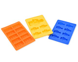 Minifigures (Not Lego) & Blocks Silicone Bakeware Mold Melting Pot Set