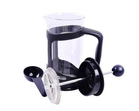 350 ml Stainless Steel French Press Coffee and Tea Maker - Black