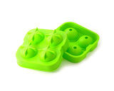 4.5cm Flexible Silicone Ice Balls Molds - Green